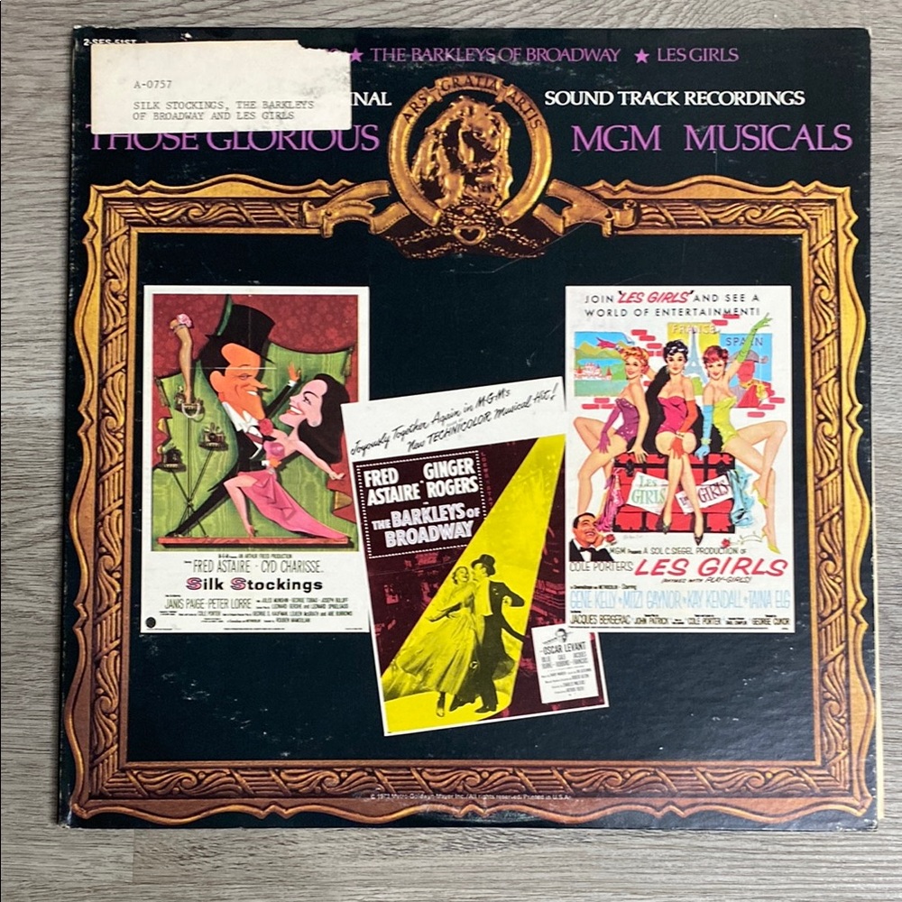 MGM Musicals Vintage Vinyl - Silk Stockings, The Barkleys of Broadway, Les Girls